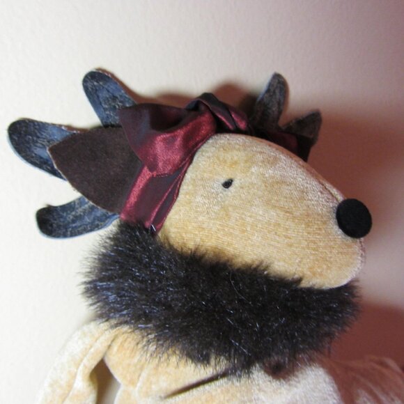 plush woof & poof 2005 big booty reindeer (W3993) - Picture 3 of 9